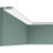 Plastic 78.75'' W x 1.625'' L Wall Base in Primed White