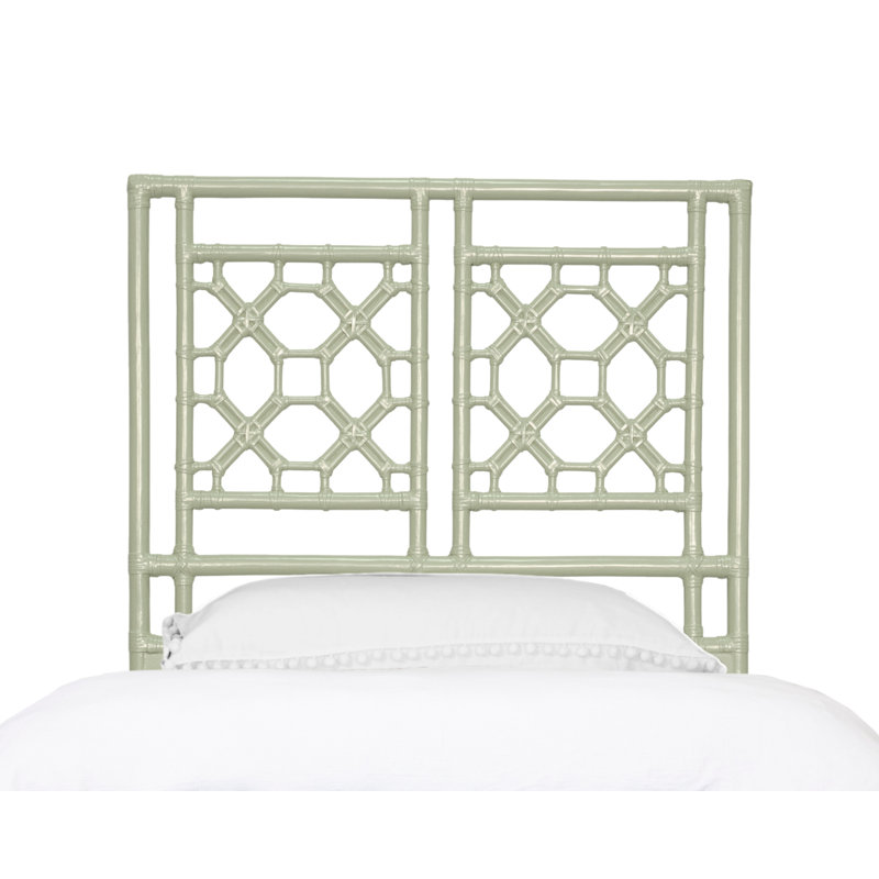 Lattice Back Standard Bed, Twin XL, Celery Green