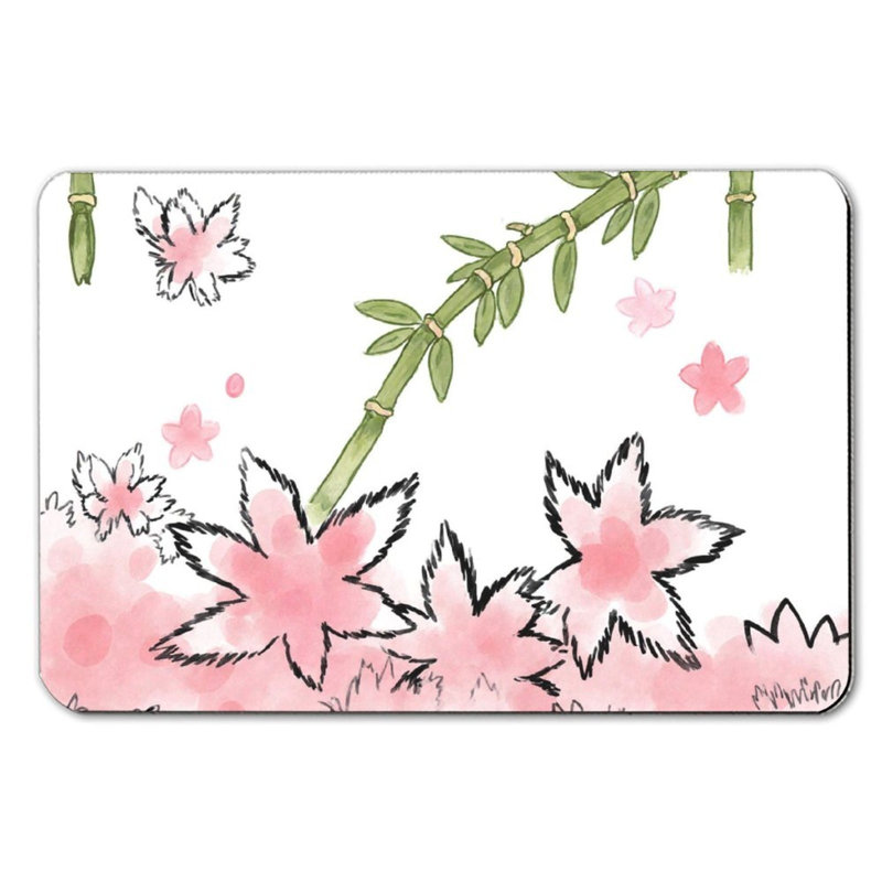 Tapis de bain Graceful Bamboo & Cherry Blossom, 36 x 24