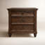 Table de chevet en bois massif à 3 tiroirs Otis-1829905618