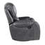 Fauteuil inclinable manuel standard en similicuir Wakita-1316134930