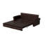 Canapé-lit Chesterfield, similicuir 3 en 1 et garniture cloutée-843797190