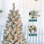 Arbre de Noël artificiel pré-éclairé enneigé-130071430