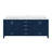 Navy Blue Double Bath Vanity 80 In. W X 22 In. D, With Carrara Marble Top-117978738
