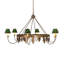 Lustre large de feuille de chêne de 53 po Kennardi