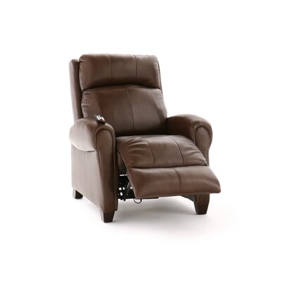 Southern Motion Saturn Leather Heated Massage Chair & Reviews | Wayfair