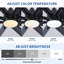 Très grand ventilateur de plafond noir 84 pouces avec télécommande 8 pales-880639168