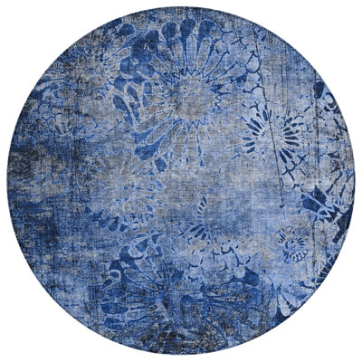 Machine Washable Indoor/Outdoor Derrick ACN2224 Floral Rug