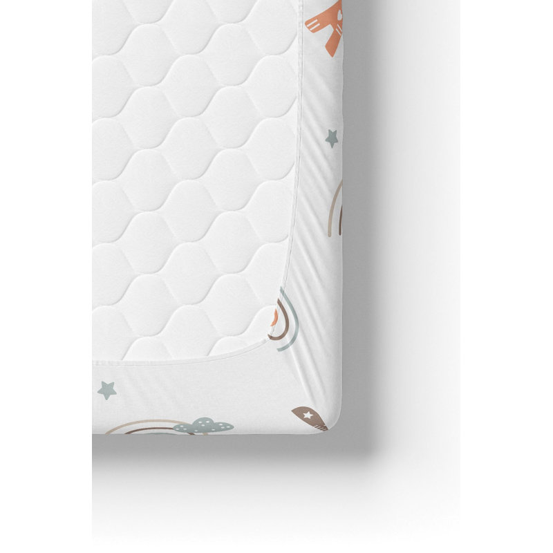 Ensemble de draps-housse Ranforce Baby, Rose 2