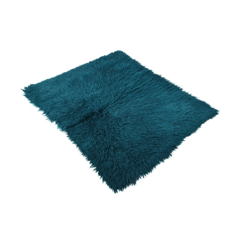 Tapis 3 x 4 bleu sarcelle Parra