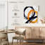 Cercles abstraits sur toile-201568478