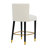 38.25'' H Solid Wood Velvet Counter Stool (Set of 2)-2107674318