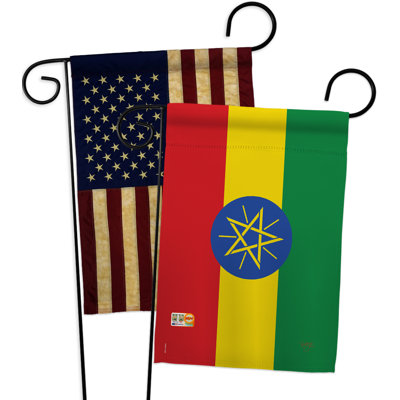 Double Sided 18.5'' H x 13'' W Polyester Garden Flag