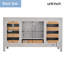 Meuble-lavabo 60 po avec plateau en pierre reconstituée-604989150