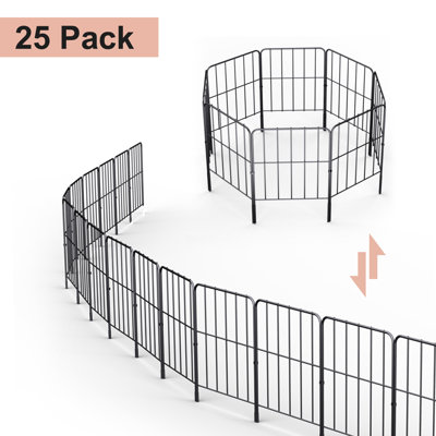 24 Ft. H x 13 Ft. W Fence Panels with Panel(s) Included