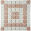 Crystalline Market 1.3" x 1.3" Porcelain Grid Mosaic Wall & Floor Tile-2036553182