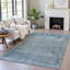 Tapis bleu intérieur / extérieur lavable à la machine Xhevrie-112168445