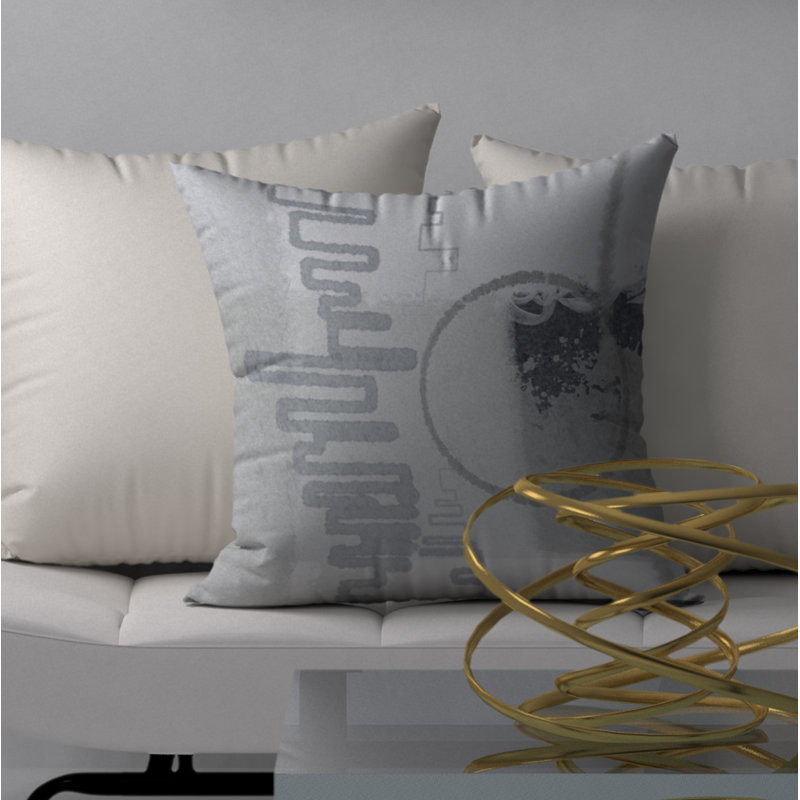 Reversible Throw Pillow, 18" x 18"