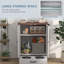 Dog Feeding Station with Storage Pet Feeding Station with Dog Bowls