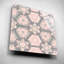 «Pink and Gray Motif 4» par Stellar Design Studio, art mural en verre acrylique-101619227