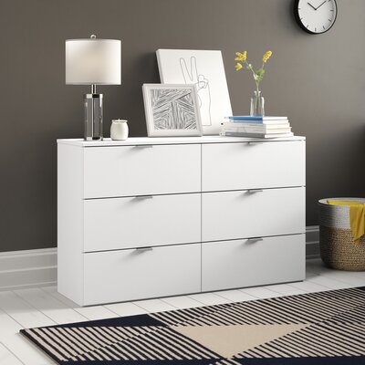 Giorgi 6 Drawer 51.25"" W Dresser -  Zipcode Designâ¢, A40CC7B302B544C6B170B228DDC75925