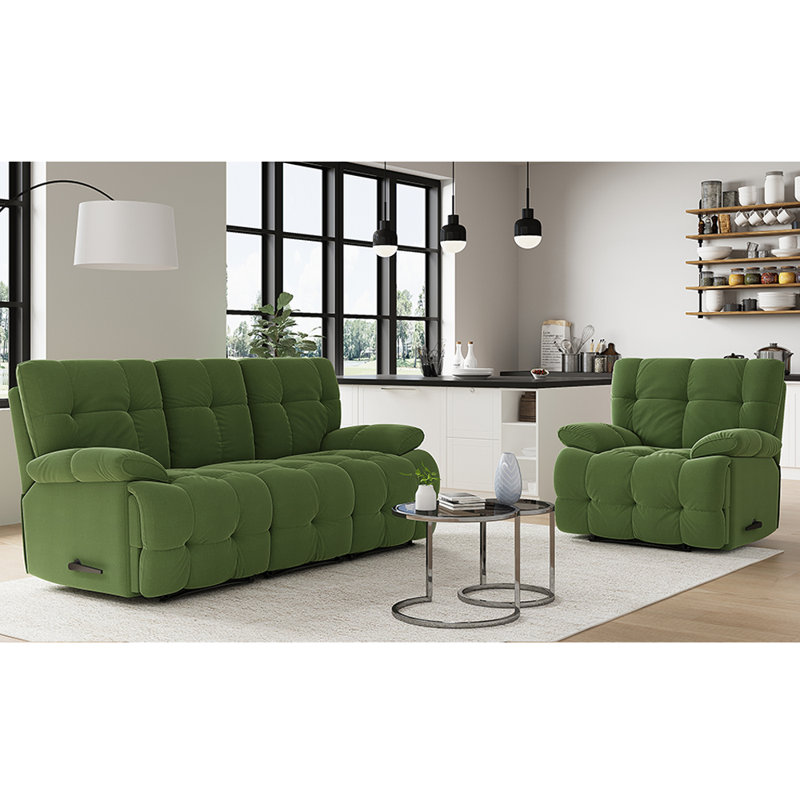 Liola 2 - Piece Living Room Set, Green