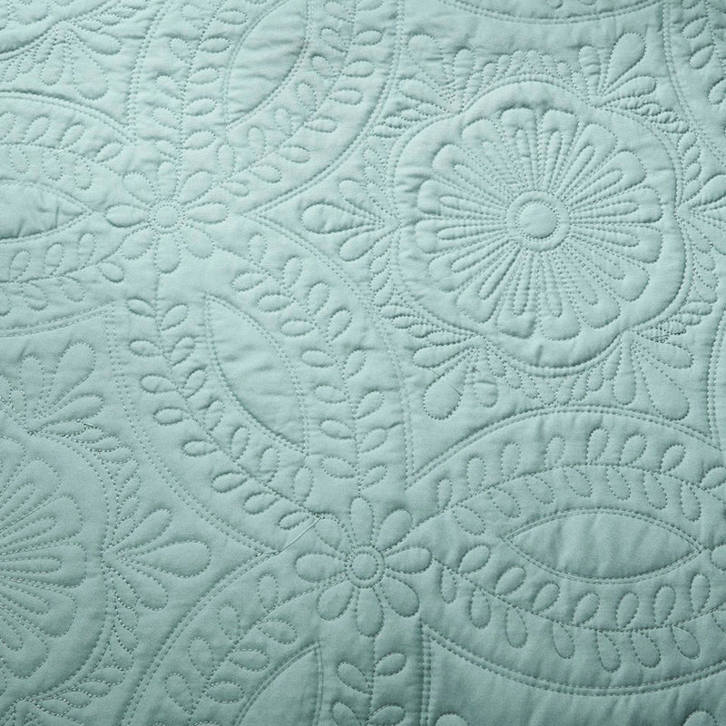 Housse de lit de jour pour lit simple bleu Medallion