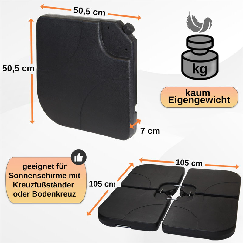 Carthy 2kg Umbrella Base