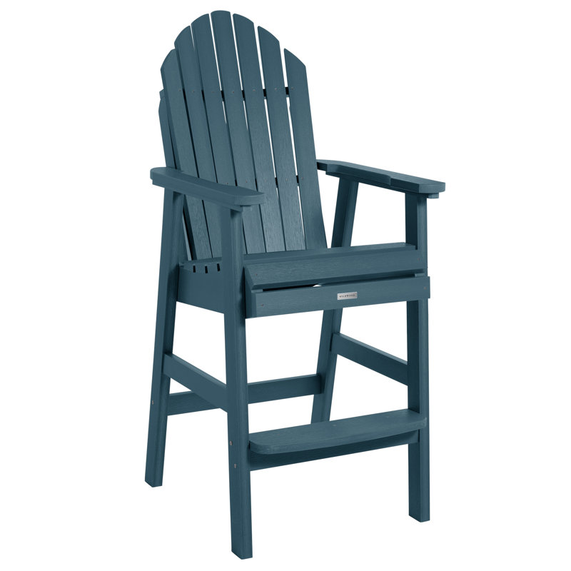 Tabouret de bar 29,25 po Caicos, Bleu clair