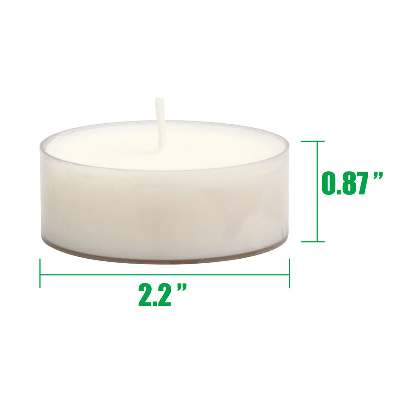 Ensemble de 20 bougies chauffe-plat non parfumées