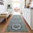 Machine Washable Indoor/Outdoor Xhevrie Green Rug-111820087