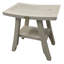Banc de douche en teck avec tablette-80889481-80889482