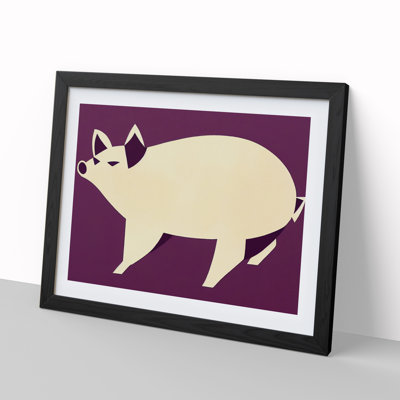 XH1022-9471X Unique Pig Art Vol.2 Abstract - Single Picture Frame Print