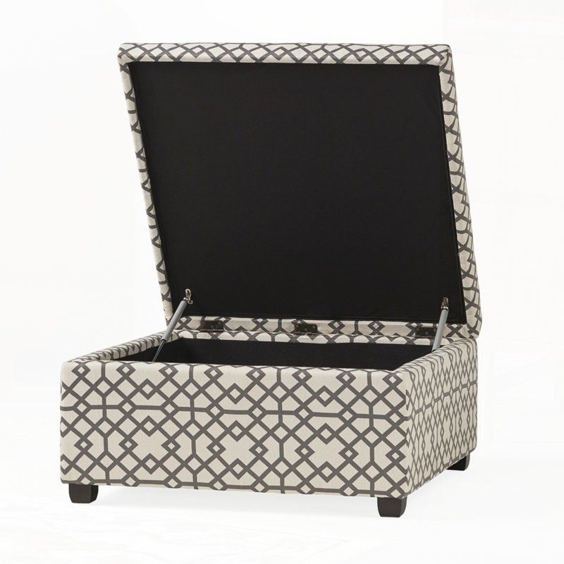 Square STORAGE Ottoman