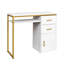 Bureau d'ordinateur blanc