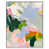 White Floater Framed