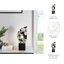 Mercer41 - Grand statuaire en marbre et pierre Calhoun, bleu / blanc-107086692