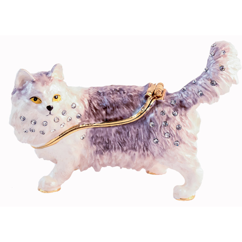 Cat Metal Decorative Box