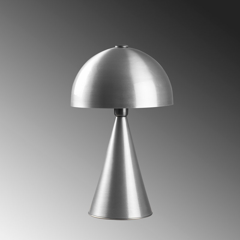 Lampe de bureau, Argent / turquoise