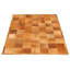 Tapis brun fait main vache Cho