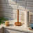 Round Marbled Resin Paper Towel Holder