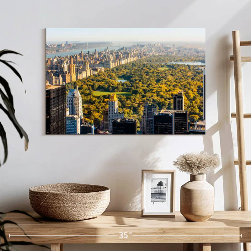 Vue matinale de Kavia Central Park, H 16 po x l 24 po