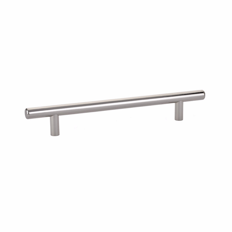 Bar Cabinet Pull, 6", Polished Nickel