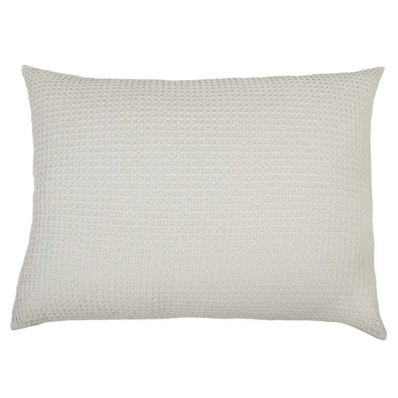 Zuma Lumbar Pillow Cover & Insert, Cream