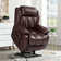 Latitude Run Lay Flat Dual Motor Power Lift Recliner Chair with Vibrating Massage and Heating, Infinite Position, 2 Remote Control, and Side Pockets, USB Ports, Faux Leather