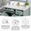 Meuble-lavabo moderne avec lavabo en céramique-1322526370