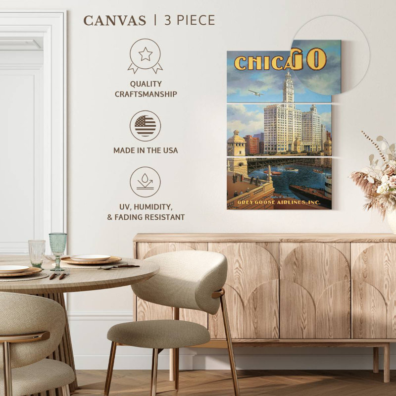 Sireci Chicago, 32" H x 20" W