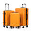 20 "/ 24" / 28 "3 pièces / bagage à roulettes en ABS, couleur assortie, avec serrure à combinaison-132005327