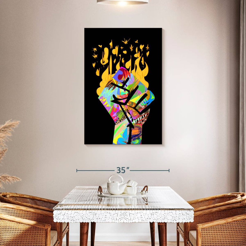 Khazi BLM, 45" H x 30" W