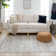 Ingleby Grey Distressed Ornamental Area Rug